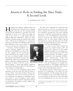 America's Role in Ending the Slave Trade: A Second Look