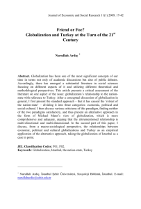 Globalization & the Nation-state - Journal of Economic and Social