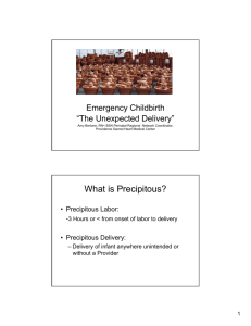 What is Precipitous? - INHS Health Training