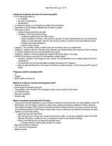 High Risk L&D - Straight A Nursing Student