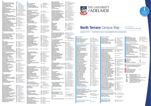 North Terrace Campus Map