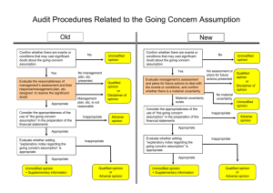 Audit Procedures Related to the Going Concern Assumption (PDF