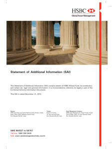 Statement of Additional Information (SAI)