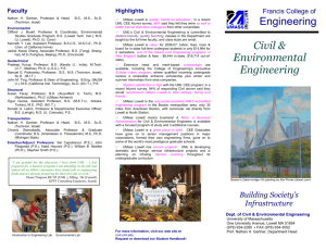 Engineering Civil & Environmental Engineering