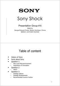 Sony Shock