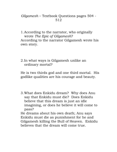 Gilgamesh – Textbook Questions comp