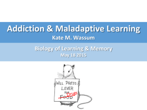 Addiction & Maladaptive Learning