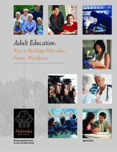 Adult Education: Key to Building Nebraska's Future Workforce