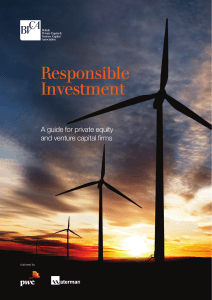 Responsible Investment - British Venture Capital Association