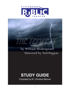 Tempest Study Guide - Pittsburgh Public Theater