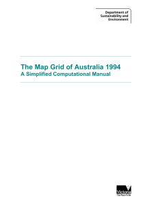 The Map Grid of Australia 1994 Computational Manual