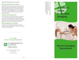 A Patient's Guide to Nuclear Imaging