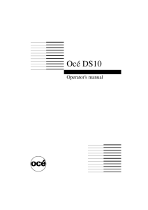 Océ DS10 - Océ | Printing for Professionals