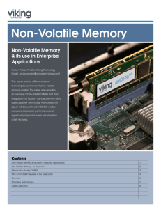 Non-Volatile Memory