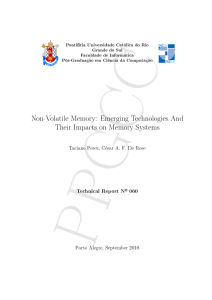 Non-Volatile Memory: Emerging Technologies And Their