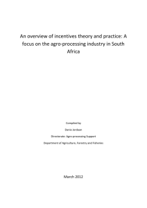 An overview of incentives theory and practice