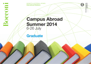 Campus Abroad Summer 2014