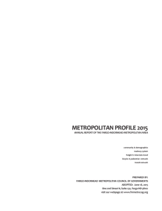 METROPOLITAN PROFILE 2015 - Fargo Moorhead Metro COG