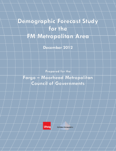 2012 Demographic Forecast - Fargo Moorhead Metro COG