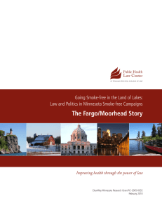 The Fargo/Moorhead Story - Public Health Law Center