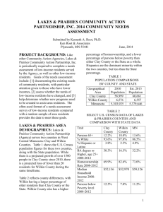 Community Assessment - Lakes & Prairies Community Action