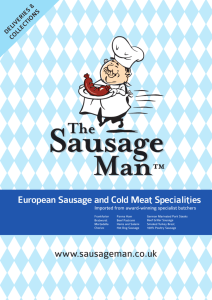 www.sausageman.co.uk European Sausage and Cold Meat