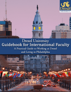 International Faculty and Graduate Students GUIDEBOOK