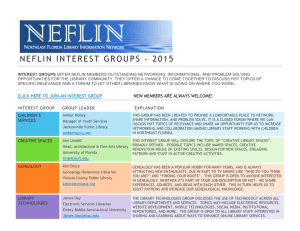 NEFLIN INTEREST GROUPS