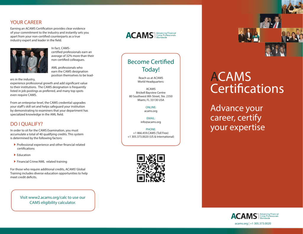 ACAMS Certifications Trifold v3 indd