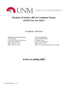 BS - Computer Science - Interdisciplinary Film & Digital Media