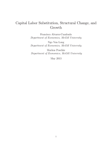 Capital Labor Substitution, Structural Change, and Growth