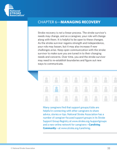 CHAPTER 6—managing reCoverY - National Stroke Association