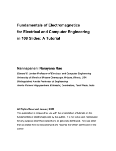 Fundamentals of Electromagnetics for Electrical and Computer