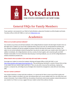 General FAQs for Family Members Academics