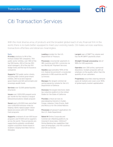 Citi Transaction Services