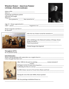 Winslow Homer - American Painter