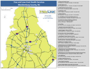 free and low-cost health services - Charlotte