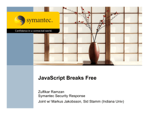 JavaScript Breaks Free