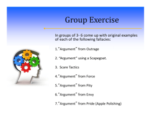 Group Exercise - The Power of Thinking Differently