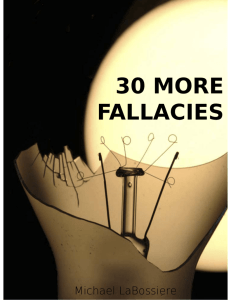 30 More Fallacies - Talking Philosophy