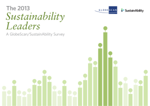 2013 Sustainability Leaders