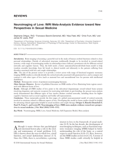 Neuroimaging of Love: fMRI MetaAnalysis Evidence toward New