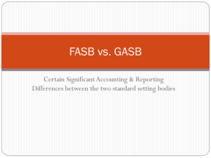 FASB vs. GASB