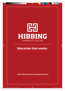 Student Handbook - Hibbing Community College