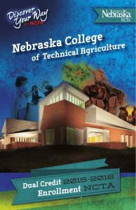 View the PDF - Nebraska College of Technical Agriculture