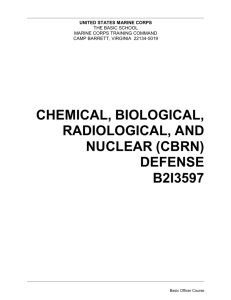 chemical, biological, radiological, and nuclear (cbrn)