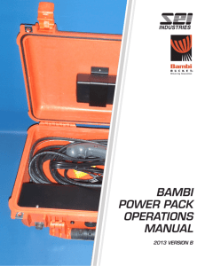 Bambi Power Pack Manual