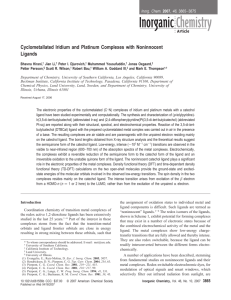 Cyclometallated Iridium and Platinum Complexes