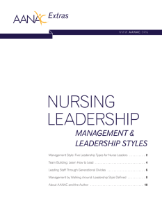 nursing leadership