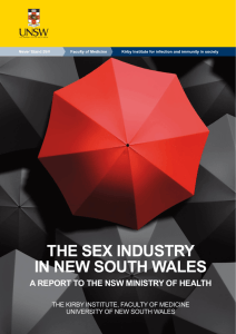 The Sex InduSTry In new SouTh waleS